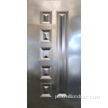 Pele de porta de metal estampado com design de luxo
